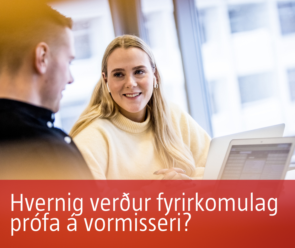 Vegna lokaprófa á vormisseri