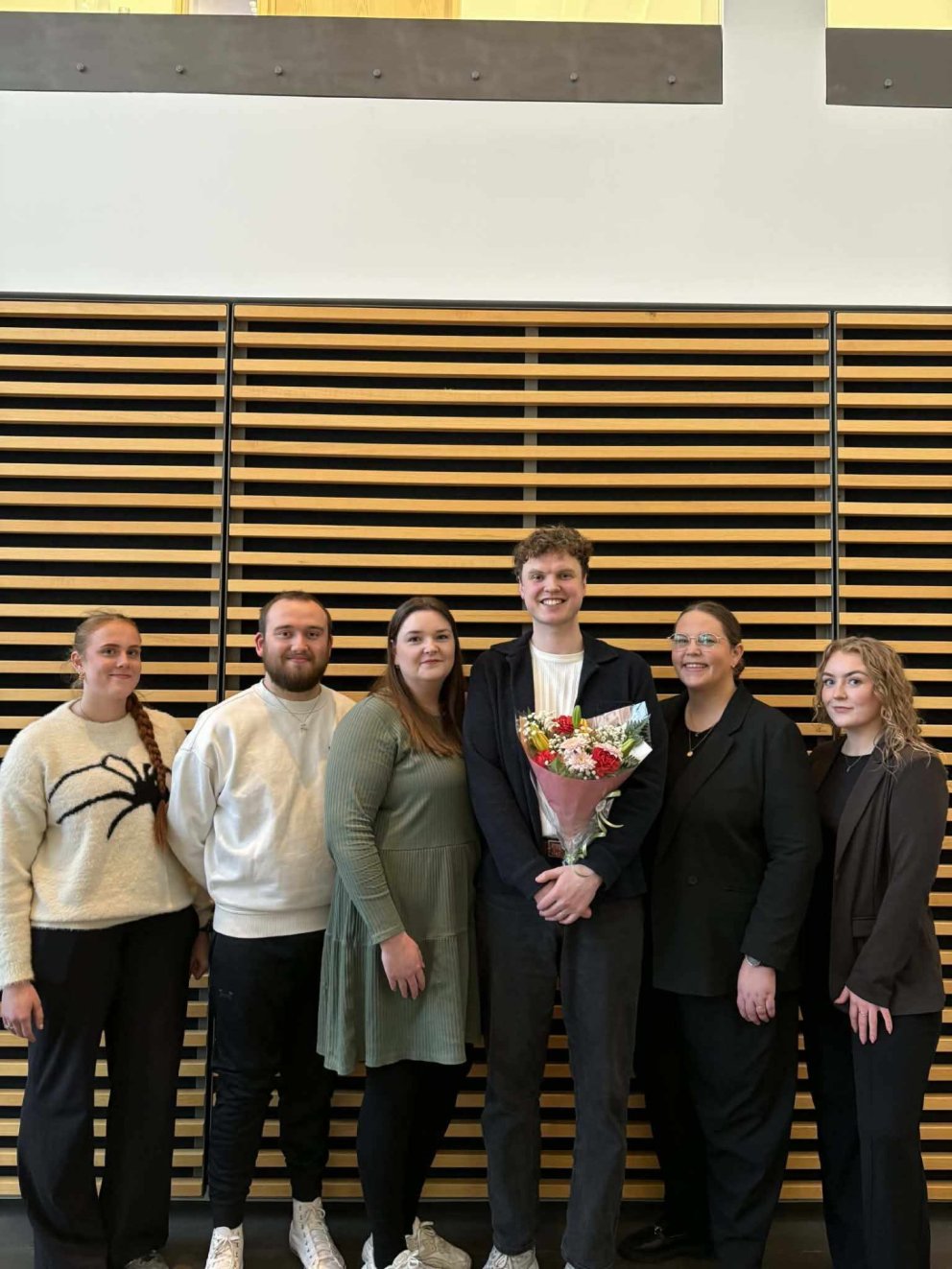 The newly elected Executive Board of SHA. From left: Heiðrún Hafdal Björgvinsdóttir, Jóhannes Már Pé&hellip;