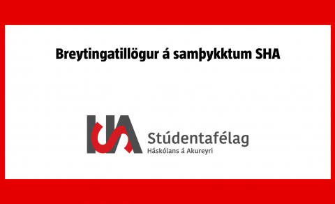 Breytingatillögur á samþykktum SHA