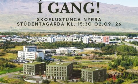 Fyrsta skóflustunga nýrra stúdentagarða tekin 2. september
